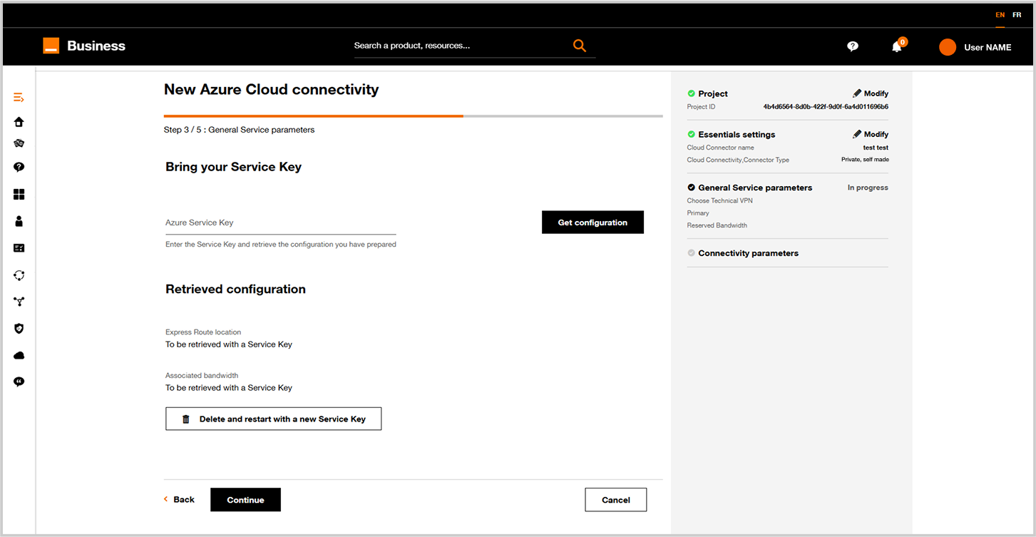 Configuration cloud.