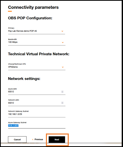 Connectivity parameters