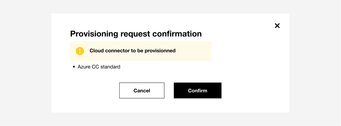 Update confirmation.