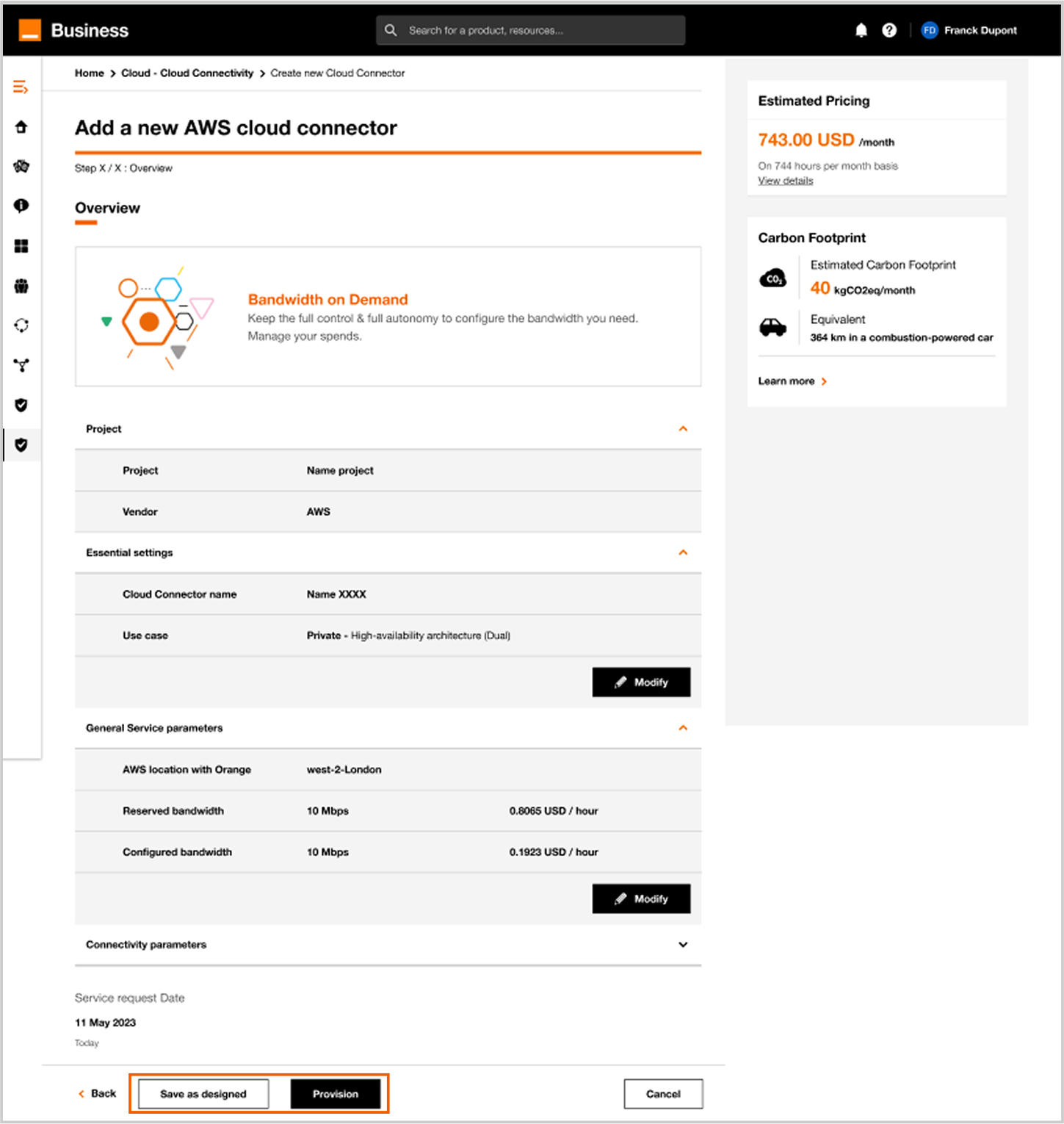 Summary and Pricing.
